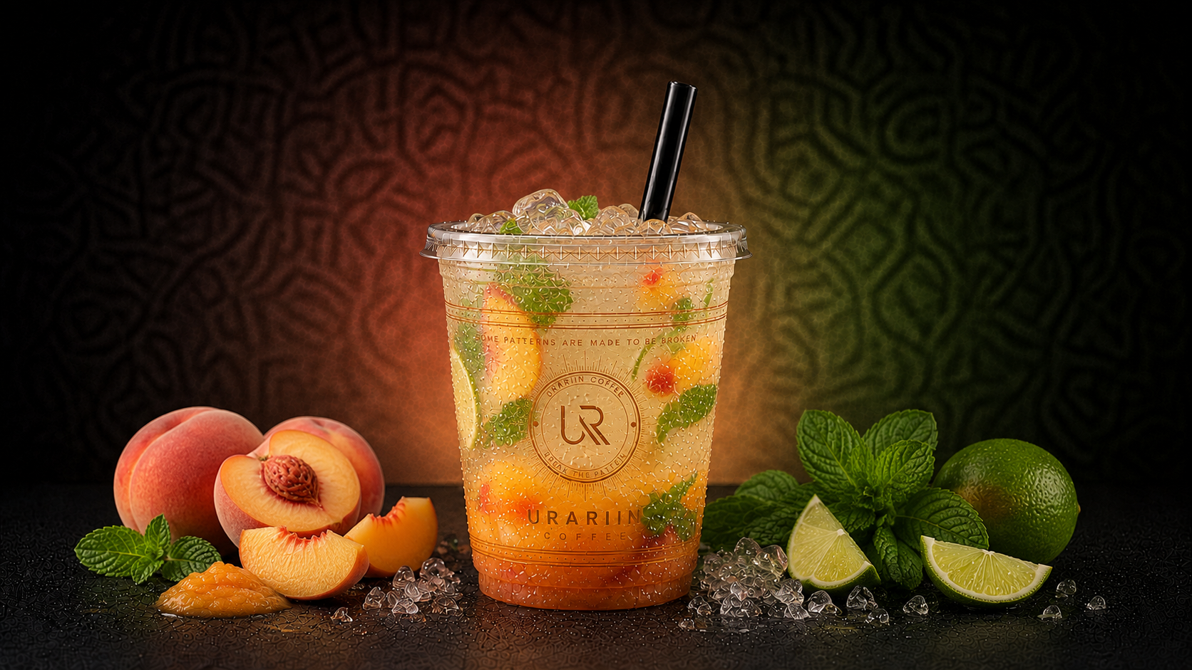 Mint Peach Mojito
