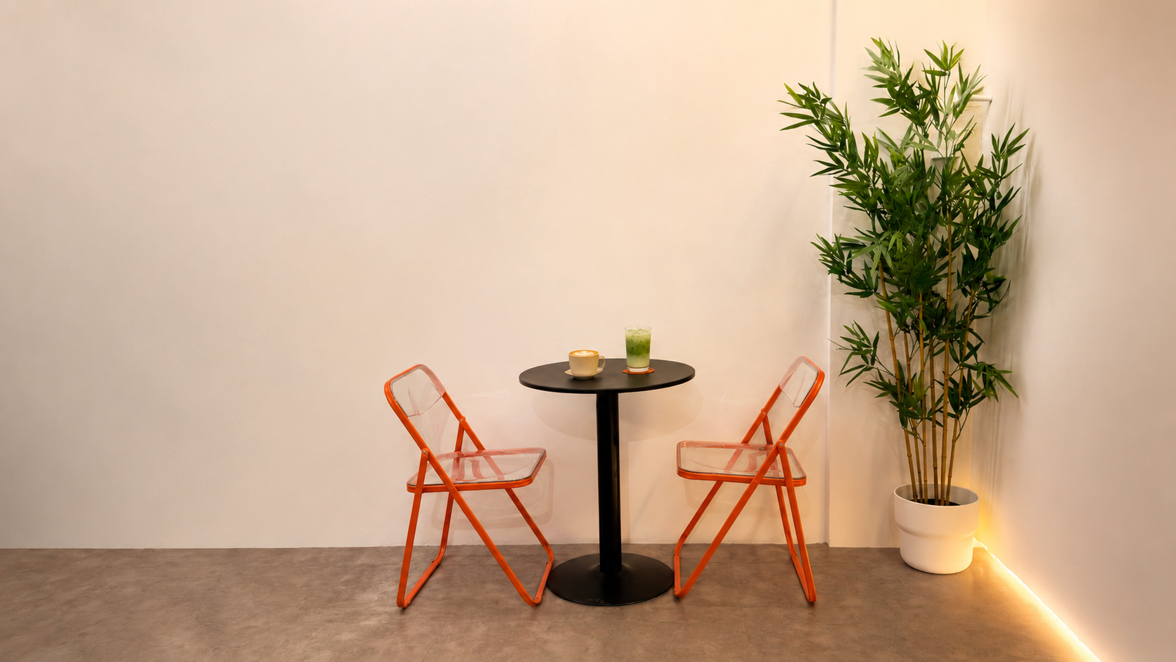 The URARIIN Coffee room, with timber tables and daylight from the front windows